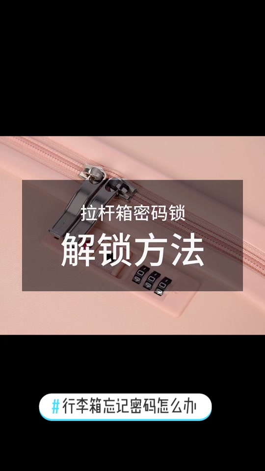 箱海关锁_行李箱海关锁是什么意思_行李箱海关锁忘记密码了怎么开锁