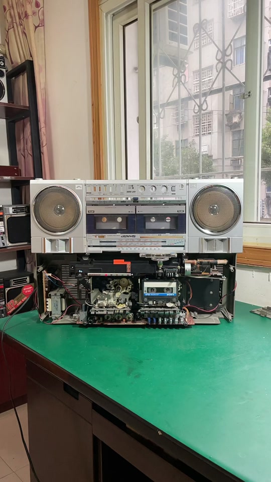 夏普gf500收录机拆解教程 - 抖音