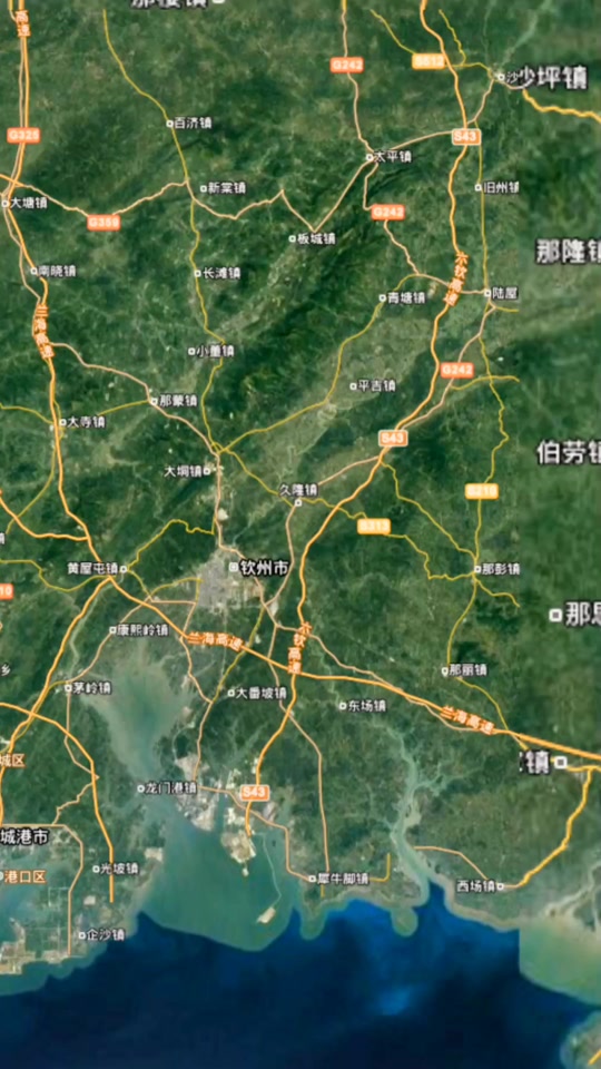 钦州市2035总体规划图黄屋屯