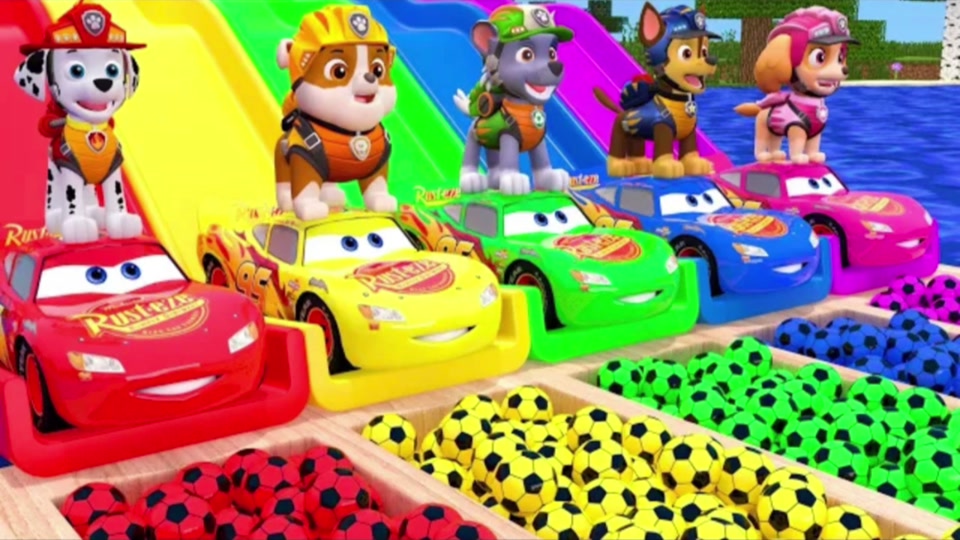 汪汪队赛车比赛 - 抖音