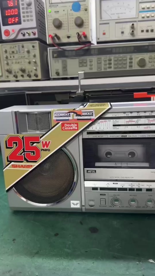 夏普gf500收录机拆解教程 - 抖音