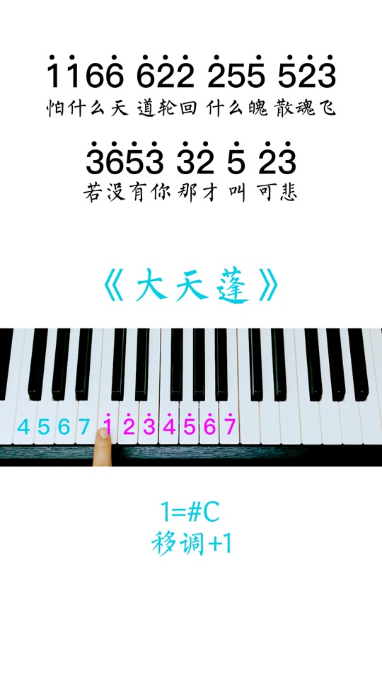 大天蓬钢琴简谱