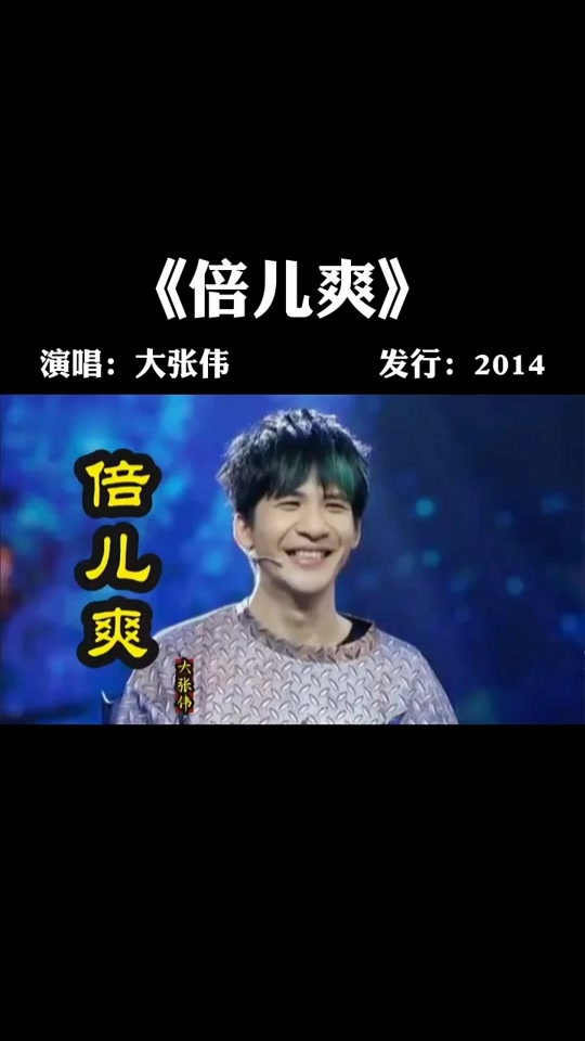 大张伟倍儿爽歌曲(大张伟倍儿爽歌曲mv)