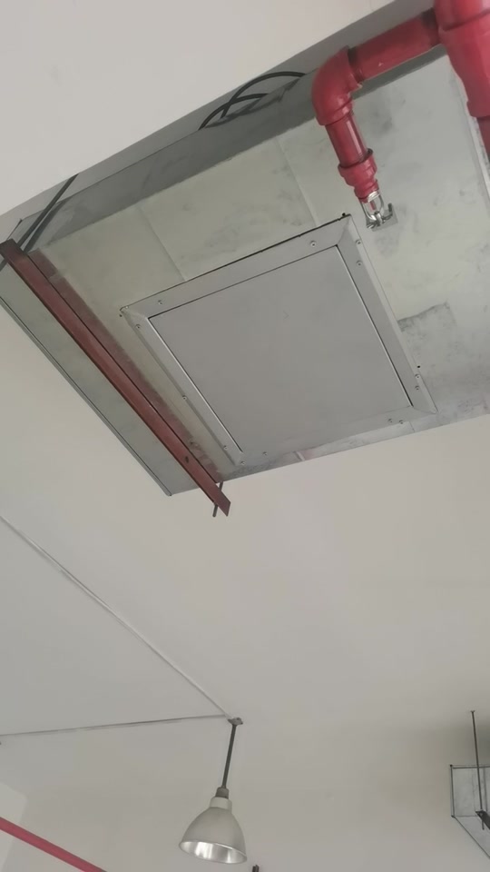 板式排烟口的安装方法