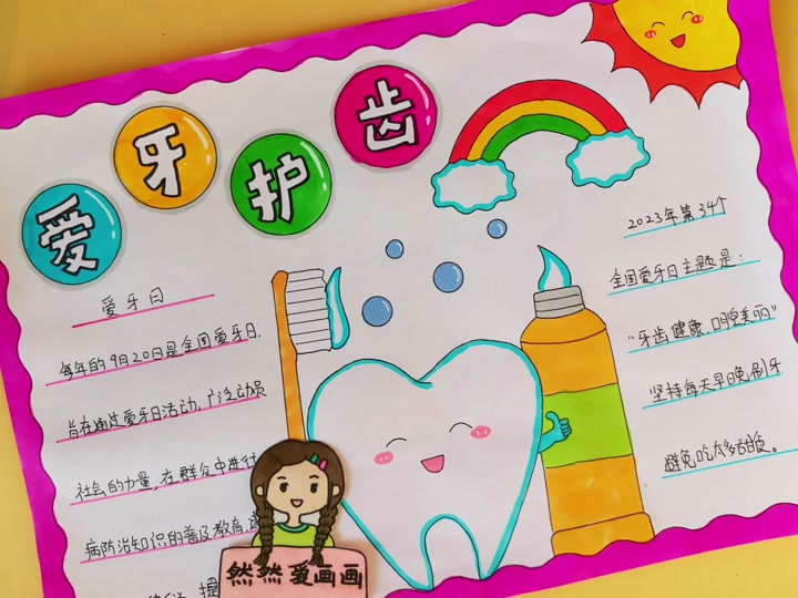 口腔科板报模板