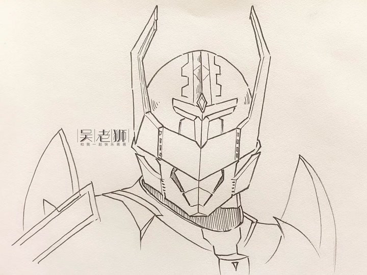 飞影铠甲出现学校_飞影铠甲画_学画飞影铠甲 - 抖音