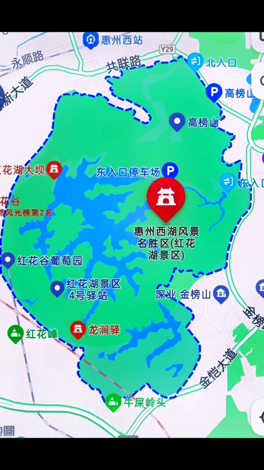 高榜山景区停车场_高榜山景区开放时间