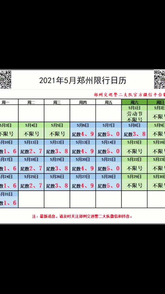郑州5月15号限号吗2024年 - 抖音