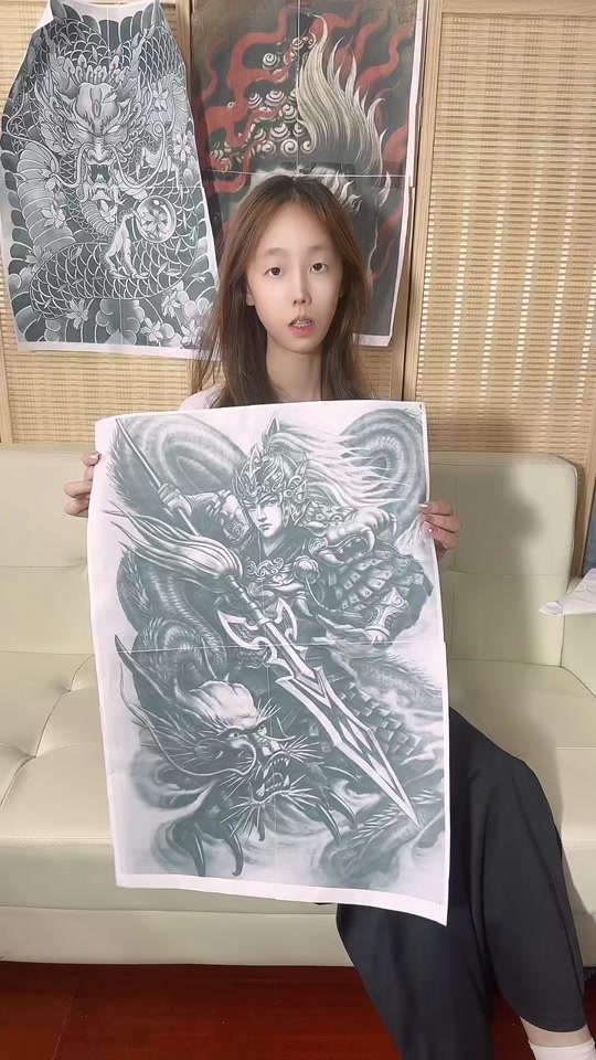 满背赵子龙全彩色