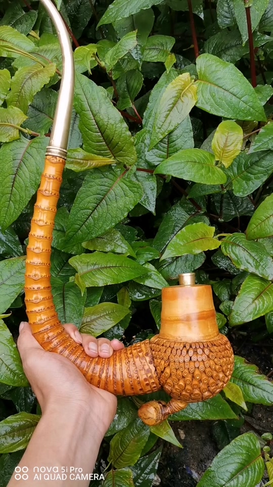贵州最好的竹根烟杆_贵州竹根烟袋