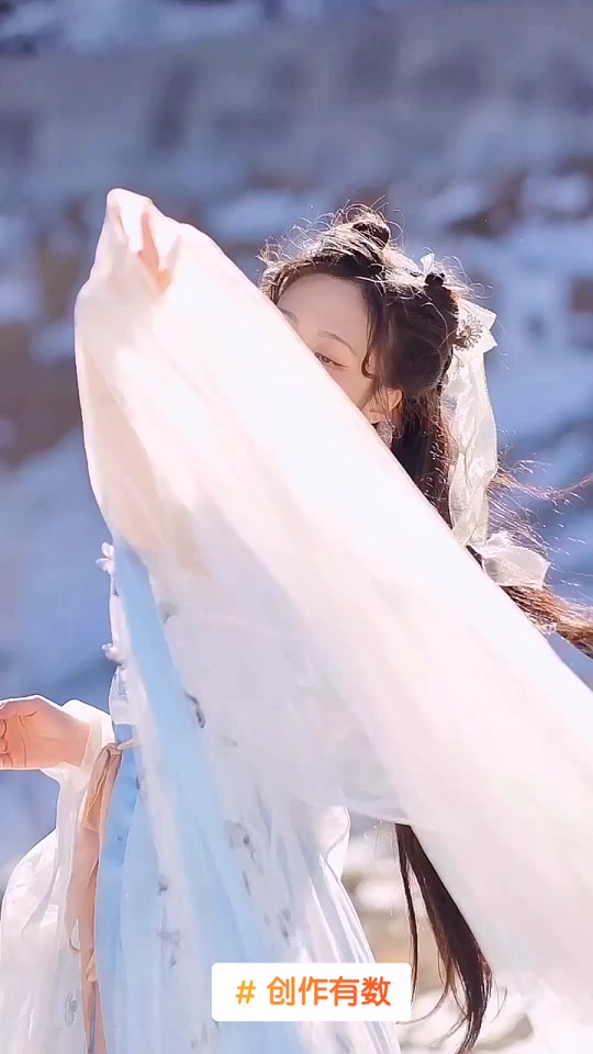 白狐裘披风_古代狐裘大衣