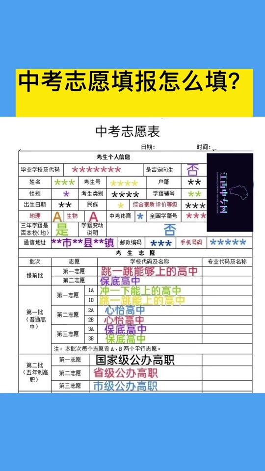 江西农村二女中考加分申请表怎么填写 - 抖音