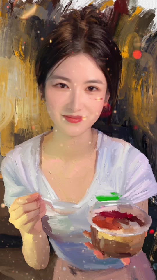 刘兮雯和子衿路人照