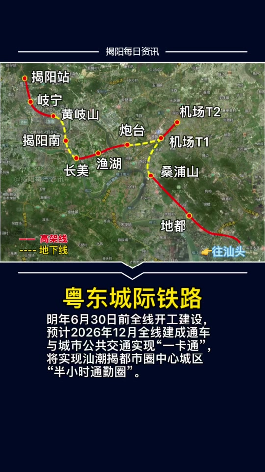 广东揭阳揭惠普高铁什么时候完工 - 抖音