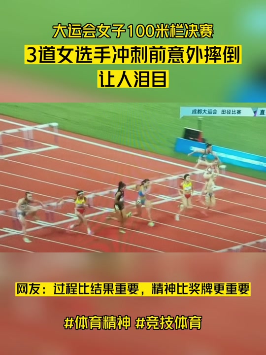 女子100米栏决赛全过程回放 - 抖音