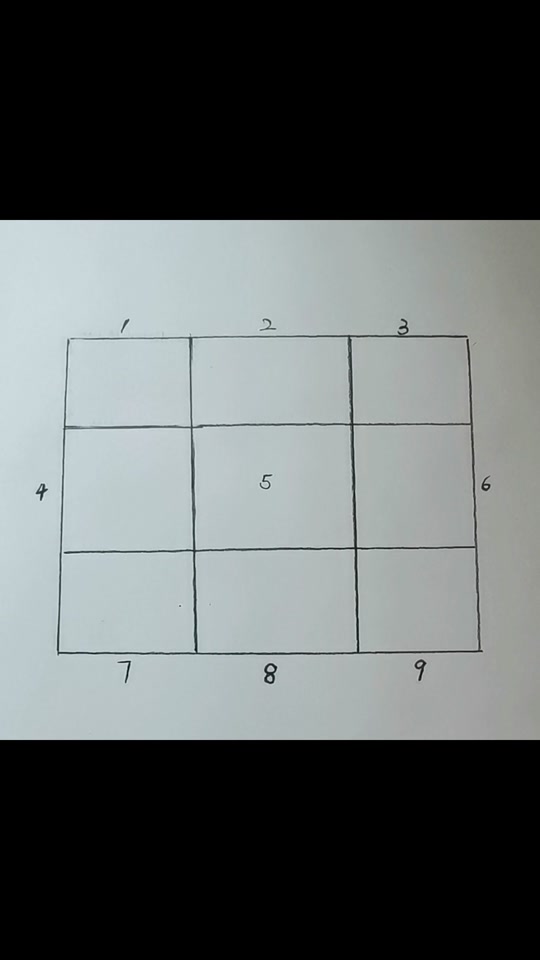 素描九宫格