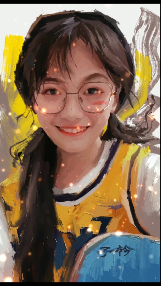 爱画画的子衿画的泰国小姐姐