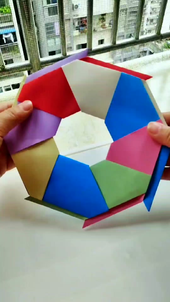 爱心飞碟怎么叠_飞碟ufo的折法3d_手工折纸飞碟 - 抖音