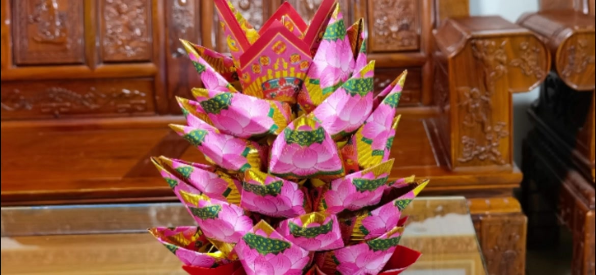 寿金莲花塔的叠法