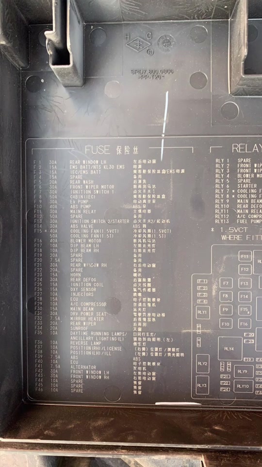 荣威ei6保险丝图解教程 - 抖音