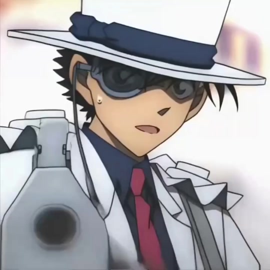 怪盗基德简笔画 头像