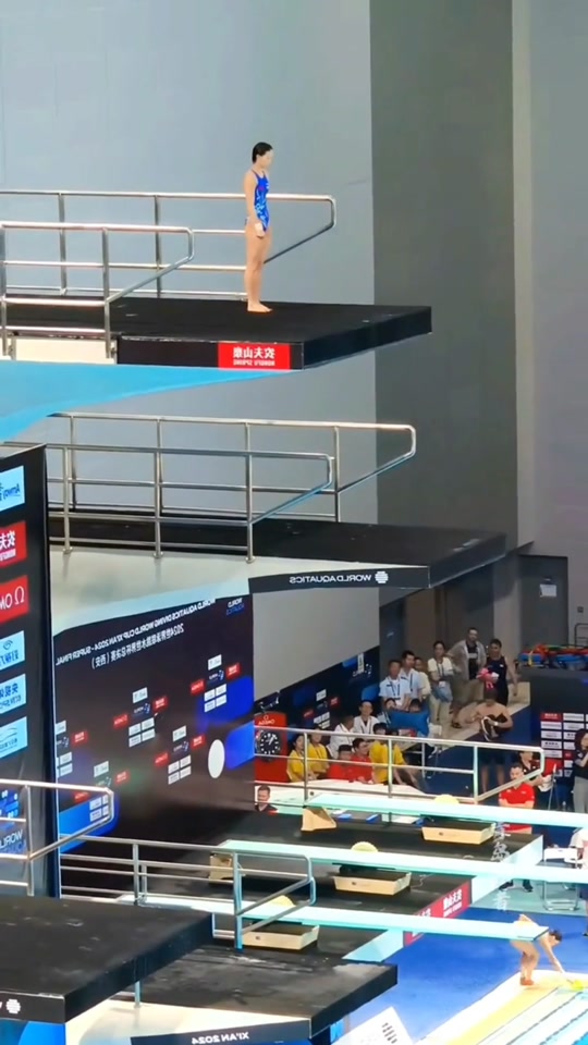 别的国家跳水运动员的水花 - 抖音