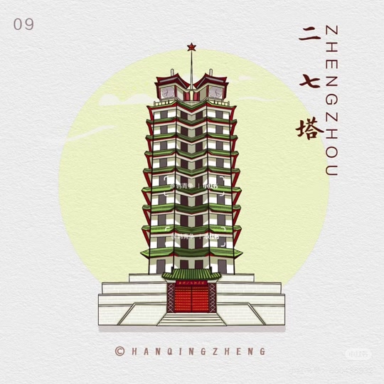 二七广场手抄报