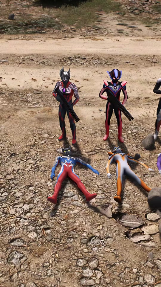 奥特曼同人插画_3d动画奥特曼玛米亚插画