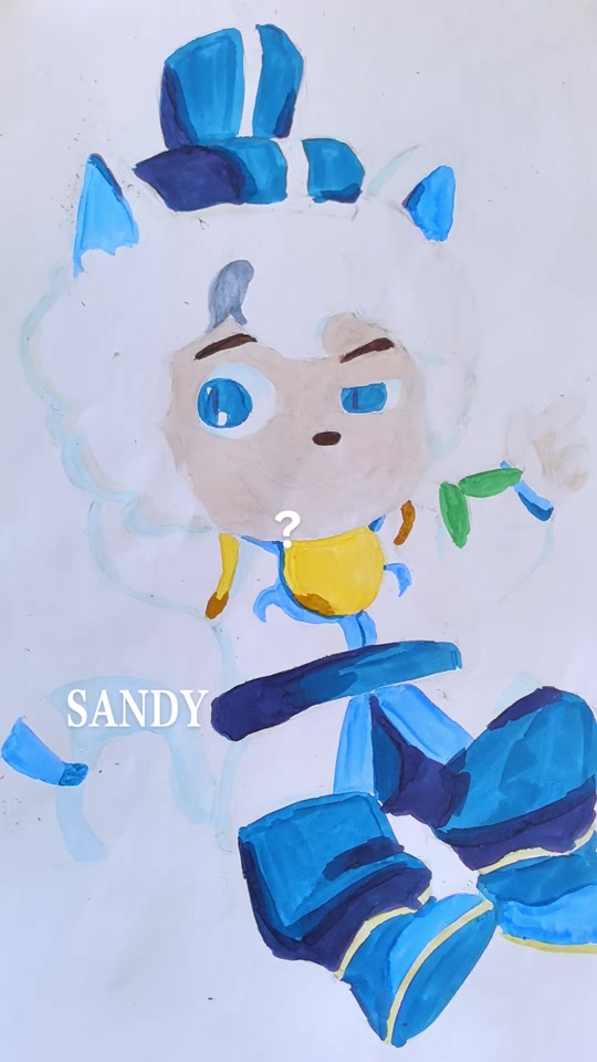 奇侠大营救猫化喜羊羊怎么画