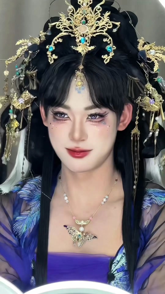 洛阳汉服男生爆改女装