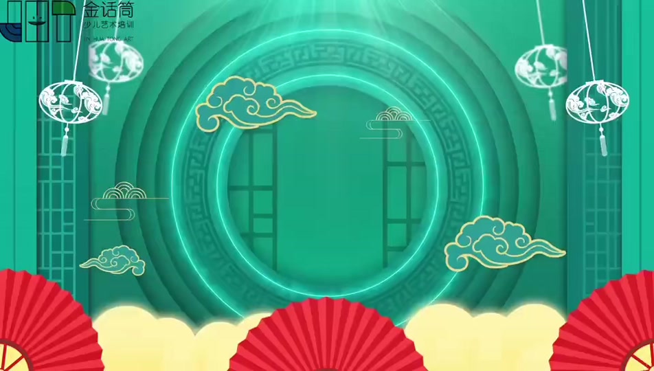 口才汇报led背景图