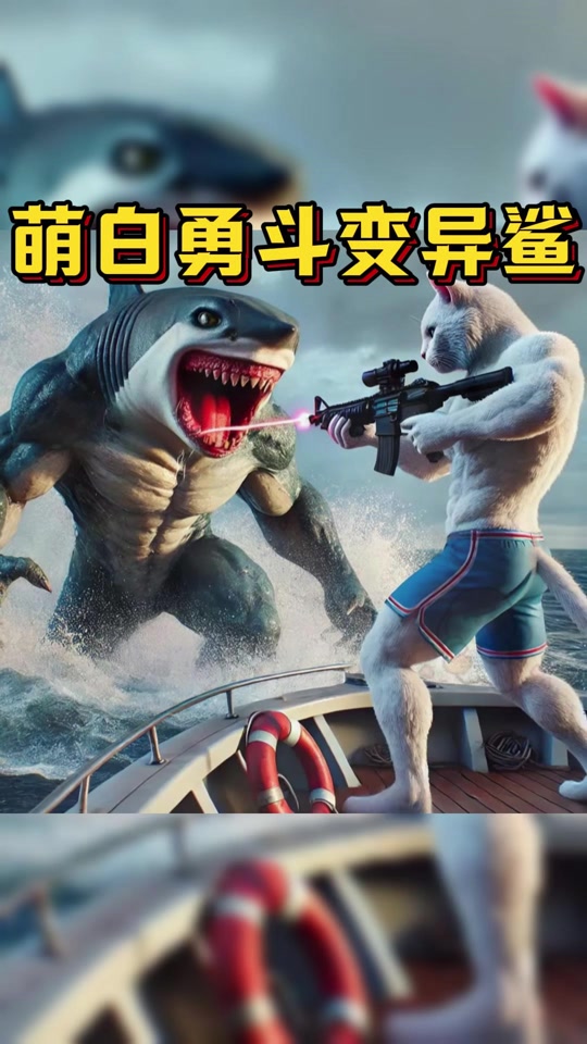 男子勇斗鲨鱼意义