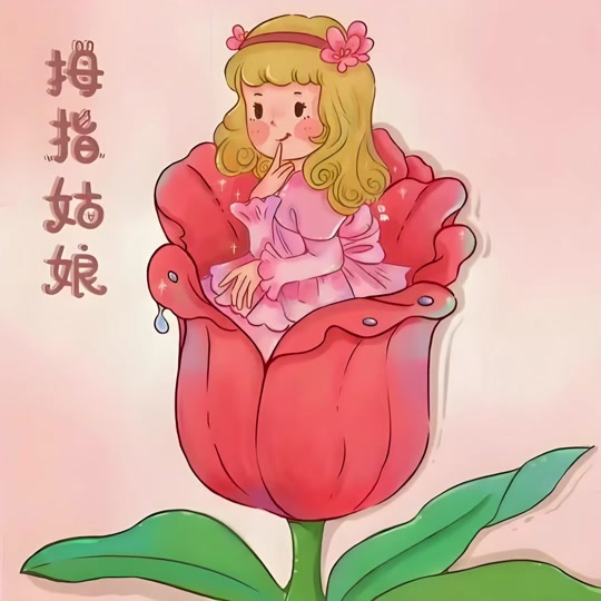 拇指姑娘书签怎么做