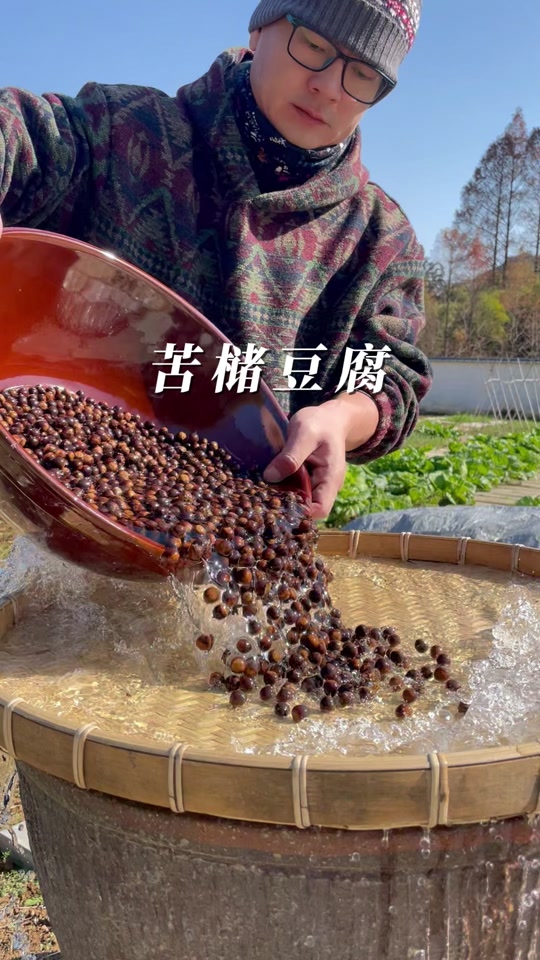 苦槠豆腐做法全过程