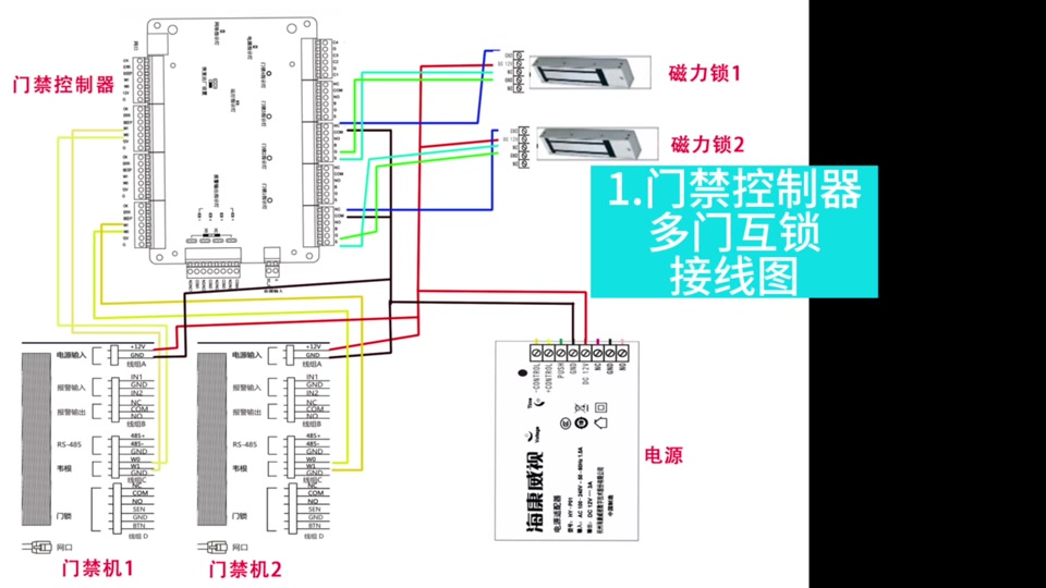 海康智能锁钥匙怎么开