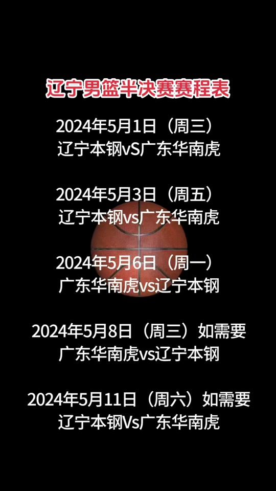辽宁本钢--广东华南虎 比赛时间 - 抖音