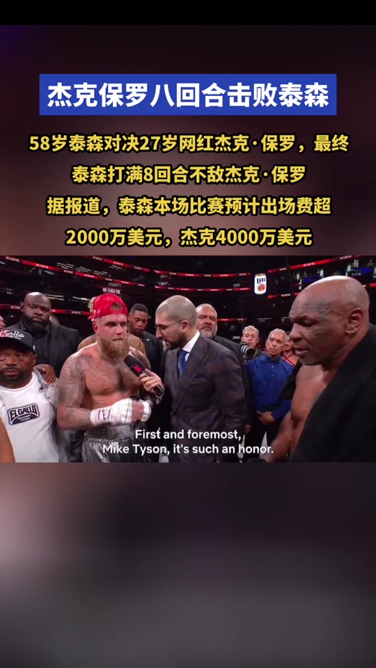 杰克保罗和谁打过拳击 - 抖音