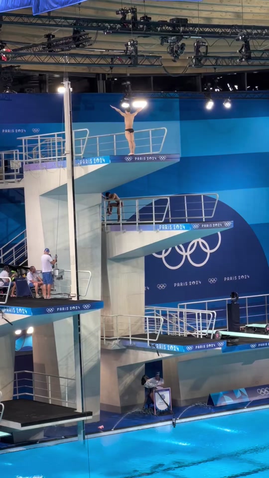 奥运十米跳台杨昊第二跳怎么了 - 抖音