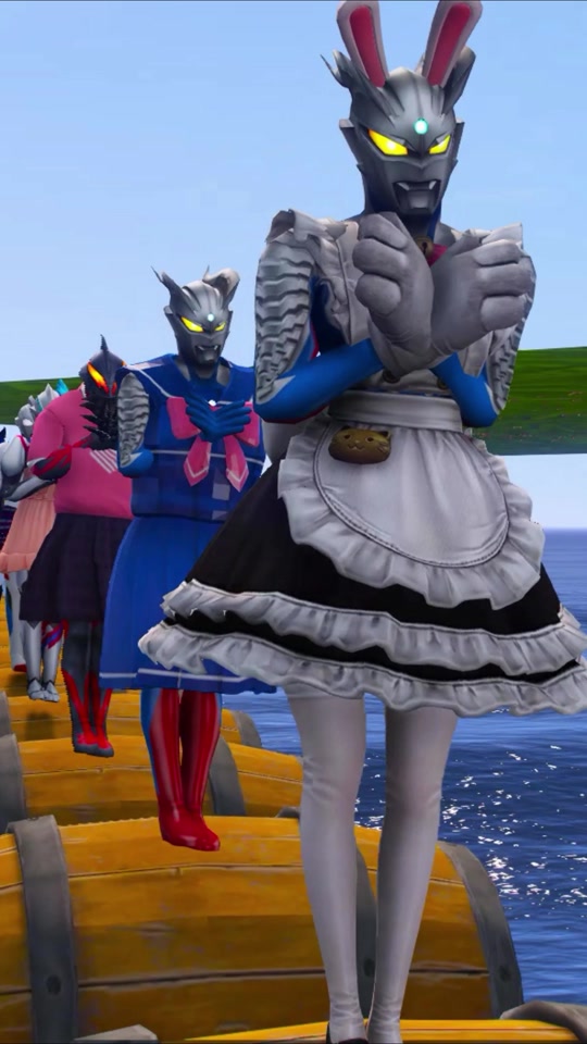 女奥特曼唱歌跳舞