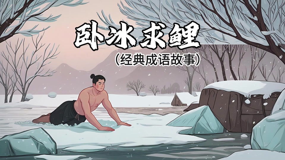 卧冰求鲤的完整故事书