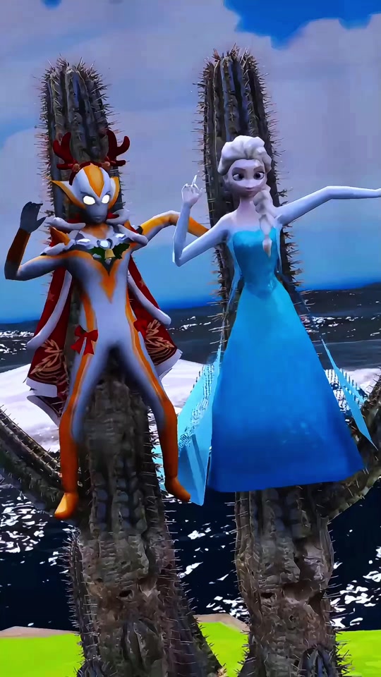 女奥特曼唱歌跳舞