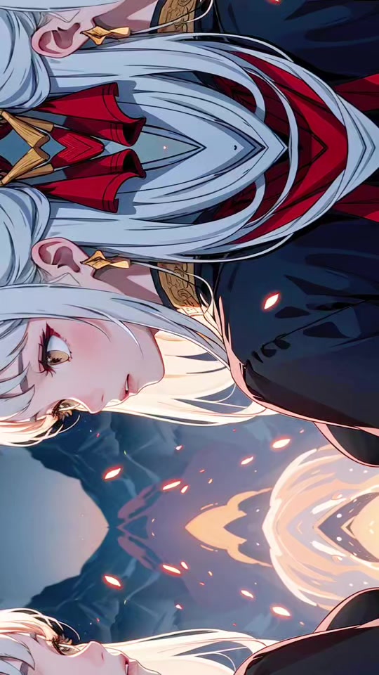 动漫女生半侧脸壁纸