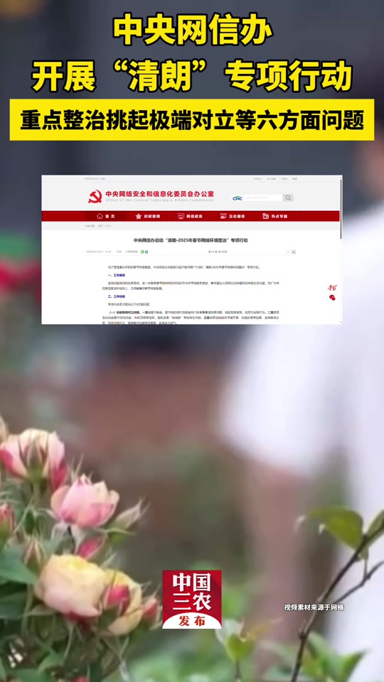 清朗行动结果(清朗行动结束了吗?)