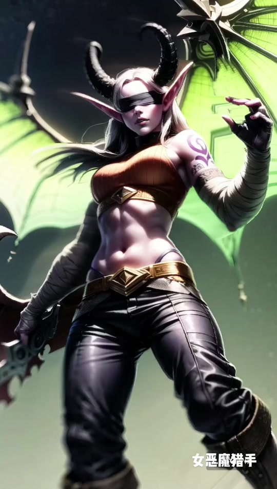 恶魔猎手ai壁纸