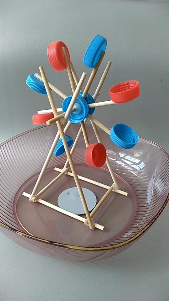 一年级水车制作手工