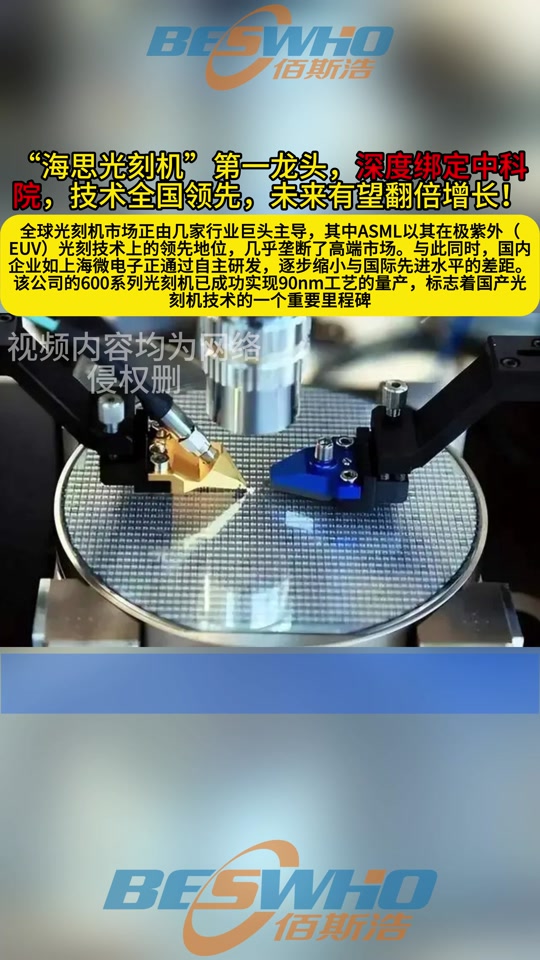 上海微电子是国产光刻机龙头吗 - 抖音