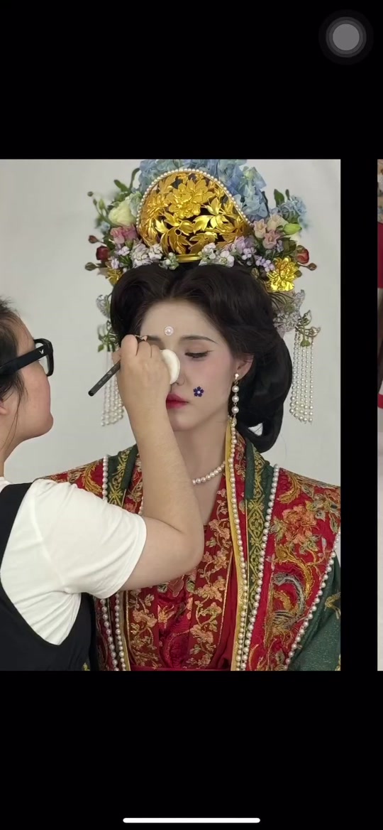 宋制珍珠妆写真 - 抖音