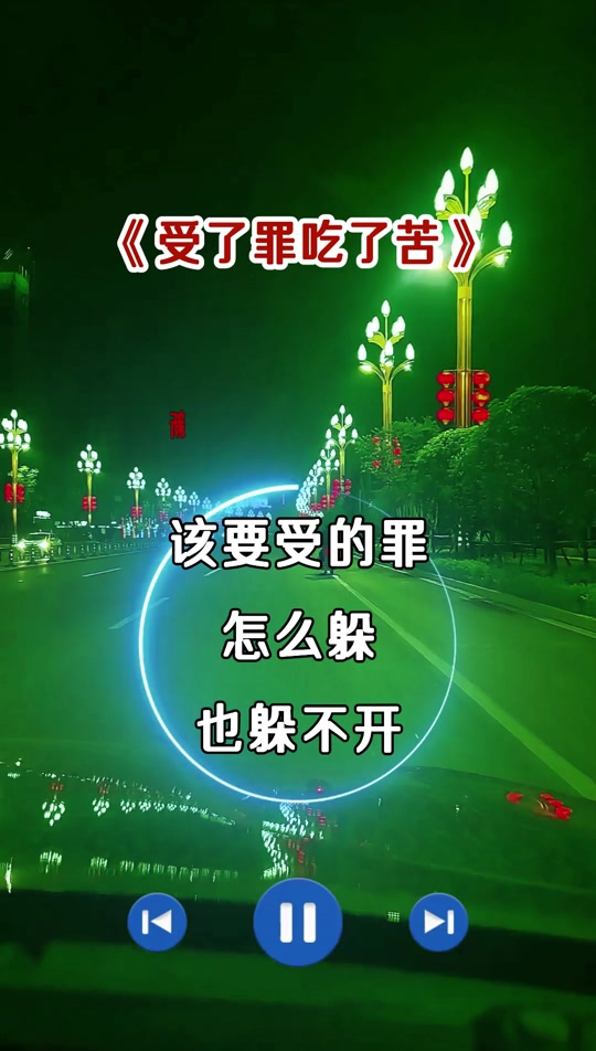 歌曲为此受了罪吃了苦 - 抖音