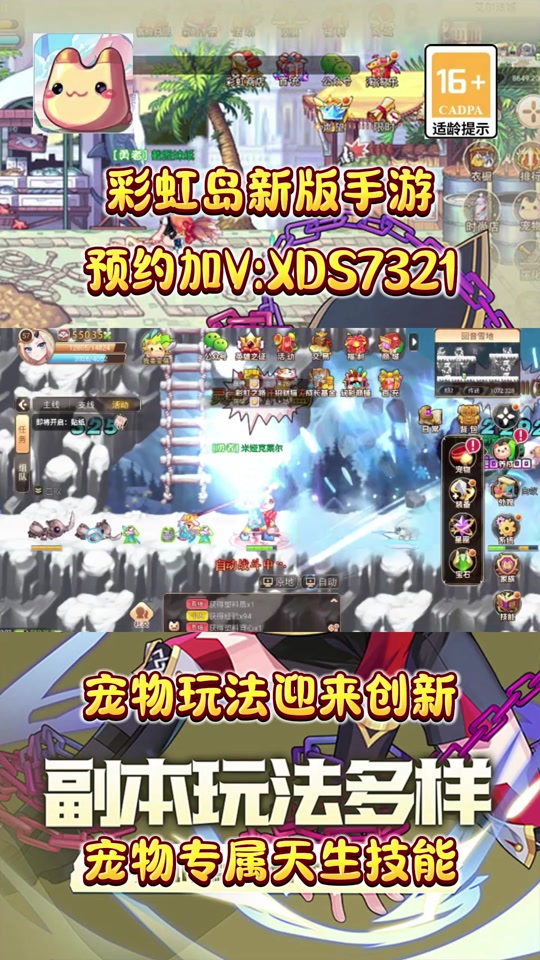 彩虹岛手游战士宠物怎么搭配 - 抖音