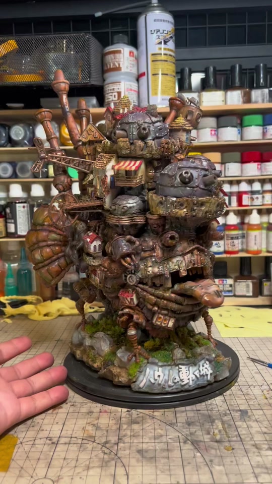 宫崎骏移动城堡手办